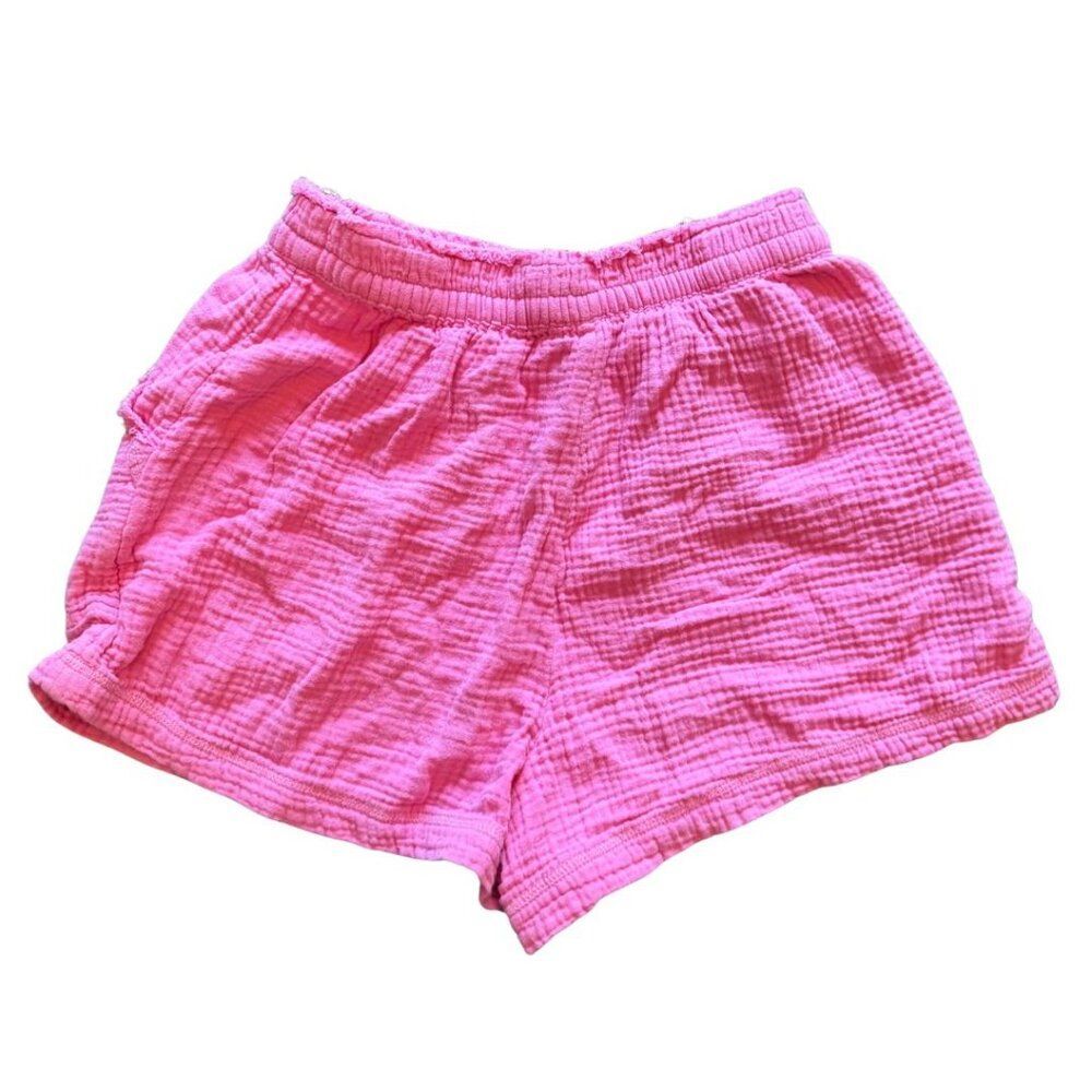 Aerie Pool to Party High-Waisted Gauzy Shorts - Size S, Pink - Picture 3 of 8